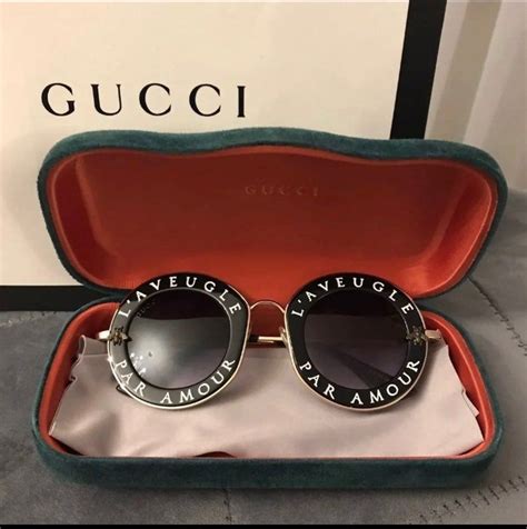 gucci brille l'aveugle par amour|love is blind gucci quote.